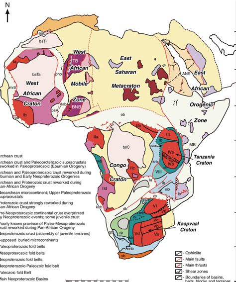 The Distribution and Occurrence of Black African Mafic Rocks in Africa